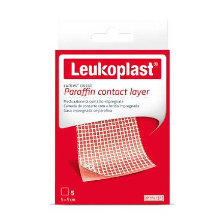 Leukoplast Cuticell Classic 5CM x 5 CM. Caja x 5 unidades