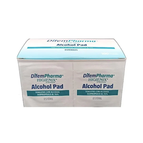 Toallitas Al 70% Difem Pharma Caja X 100 Unidades