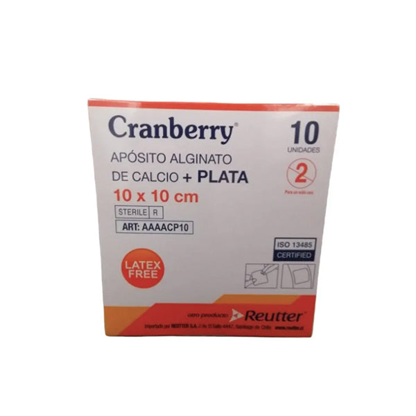 Aposito Alginato de Calcio + Plata  Cranberry