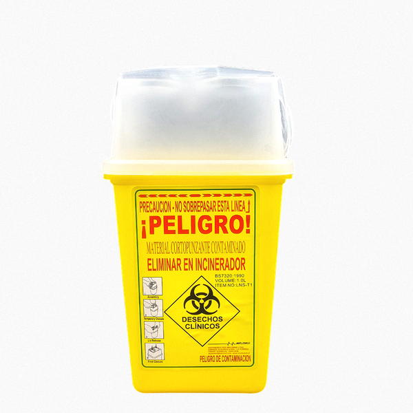 Cajas Plástica Para Desechos Cortopunzante
