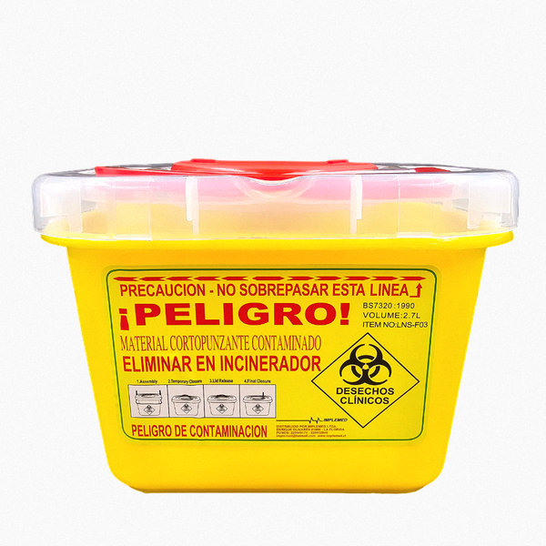Cajas Plástica Para Desechos Cortopunzante