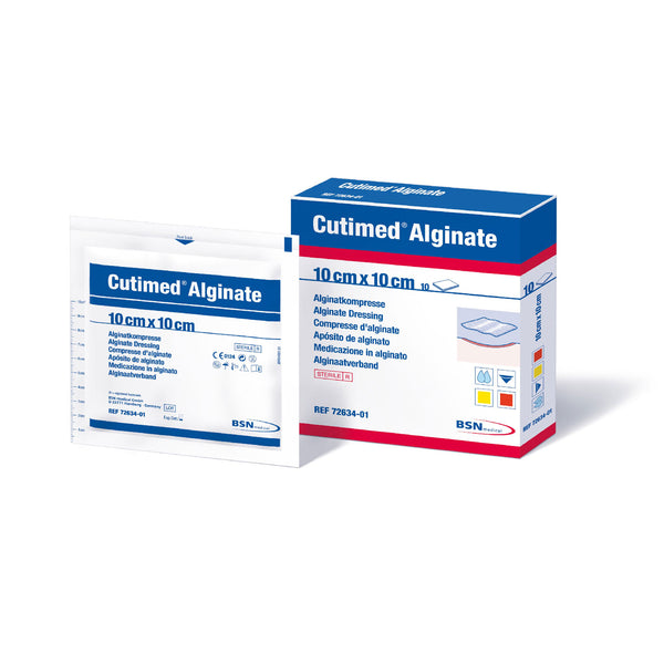 Cutimed Alginate 10x10cm Caja X 10 Unidades.