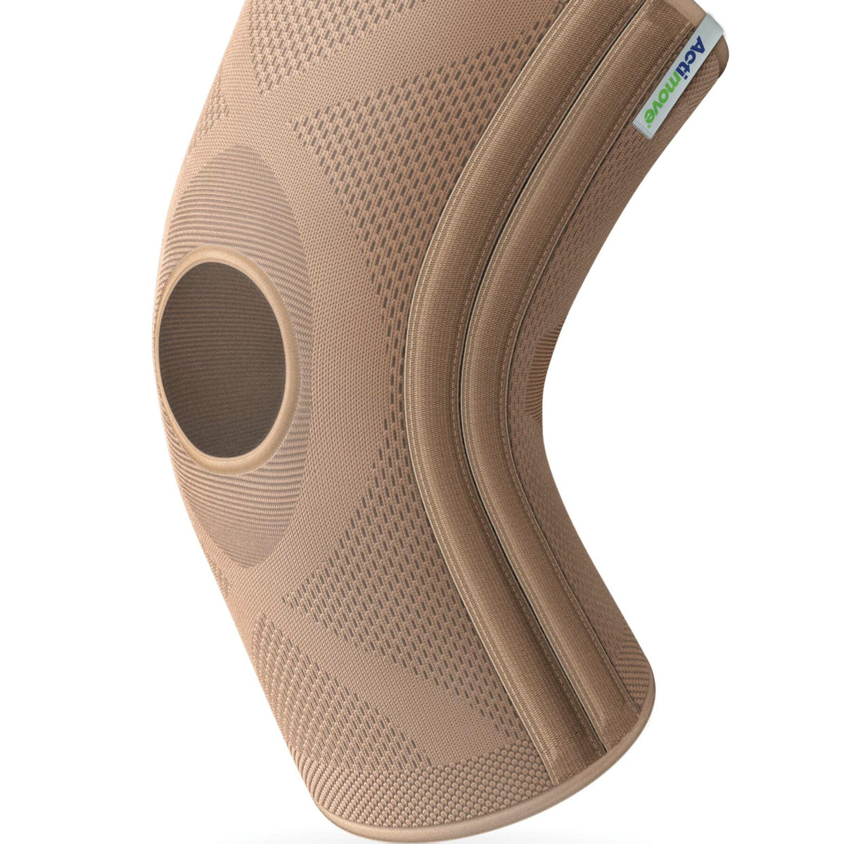 Rodillera Actimove /soporte De Rodilla Rotula Abierta color Beige