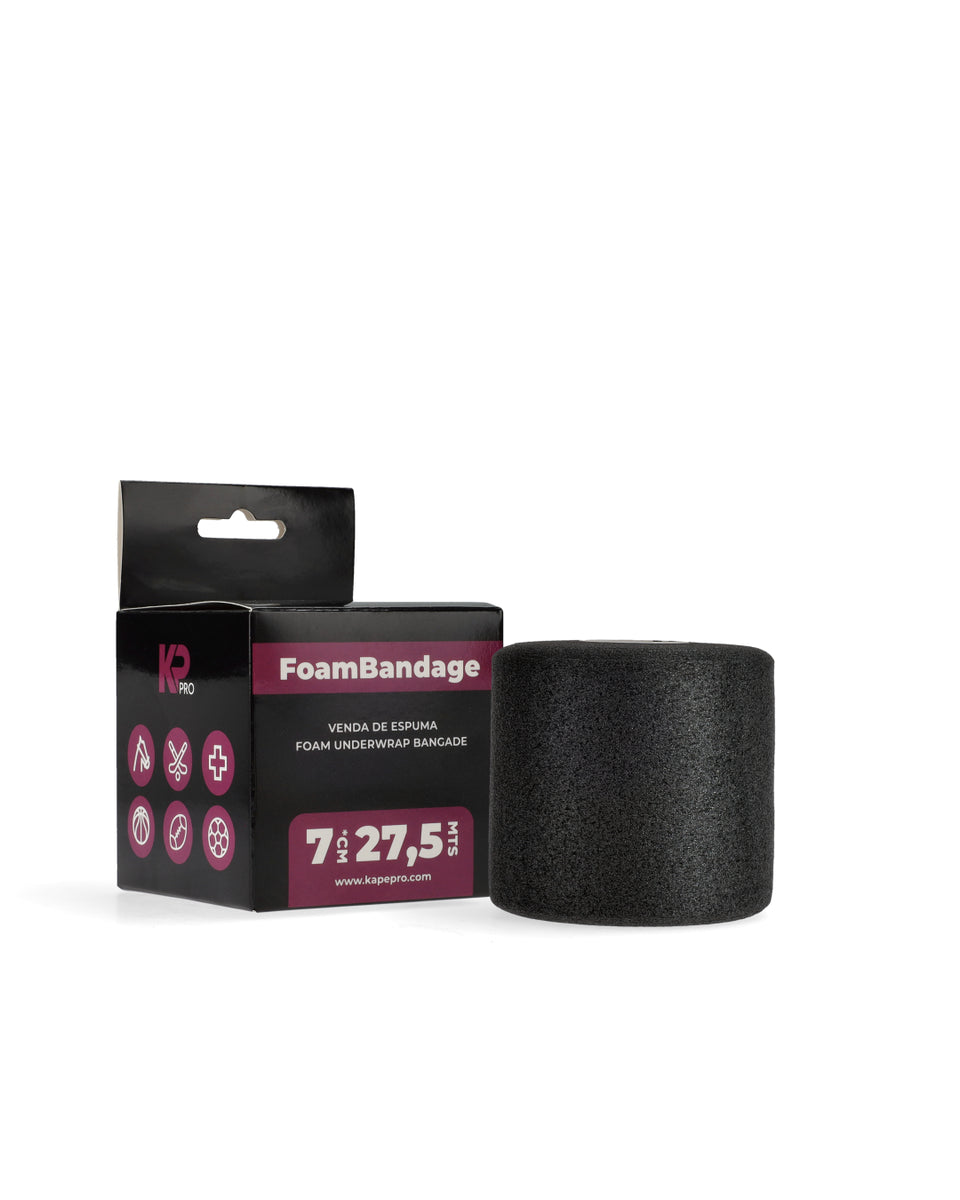 Pretape / Prevendaje Deportivo KP Pro – Espuma de Poliuretano 7 cm. x 27,5 mts.
