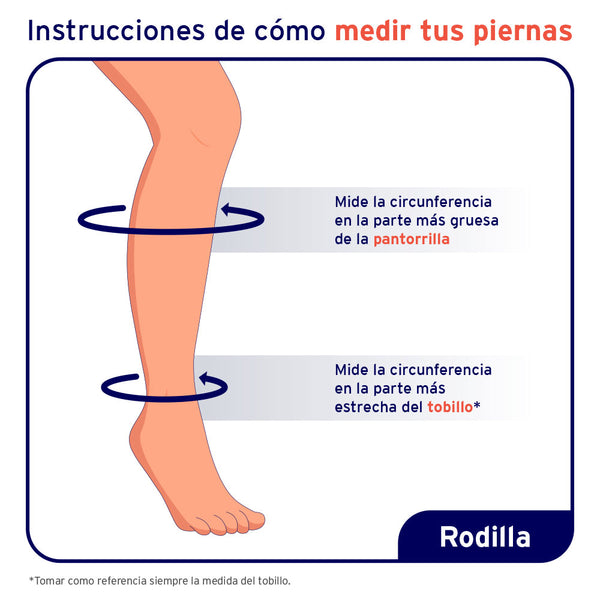 Calcetín Compresivo Jobst For Men 20/30 Rodilla S-m-l-xl