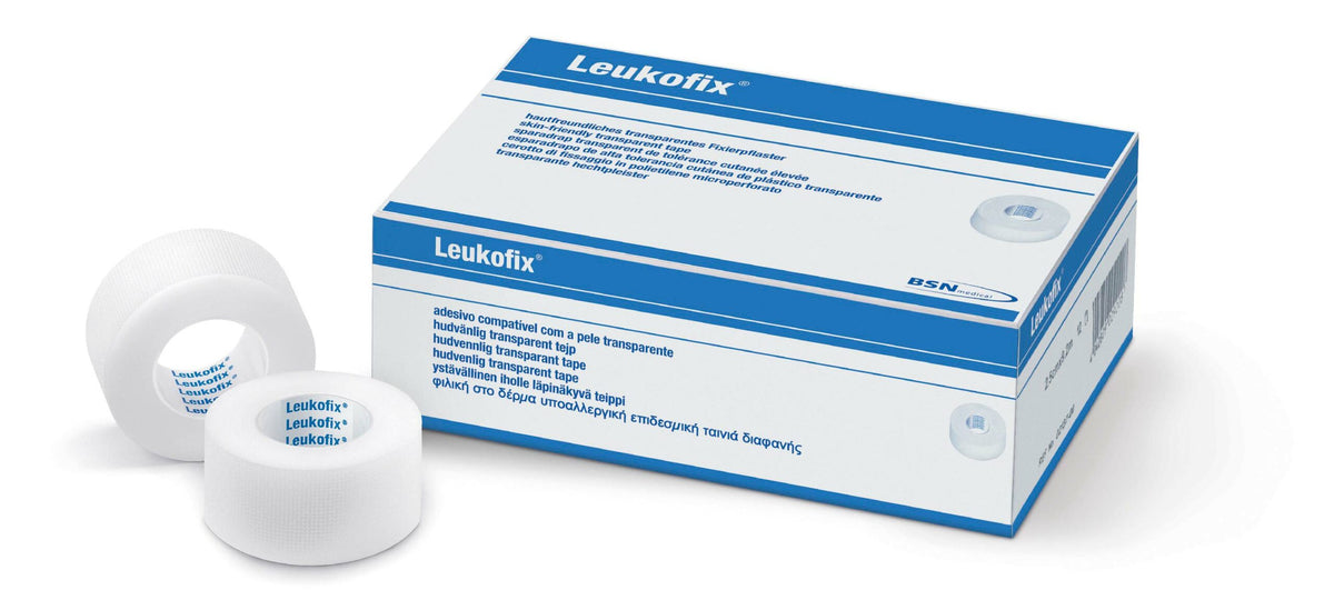 Leukofix 2,5 Cm. X 9.2 Mts. Cinta Quirúrgica Transparente