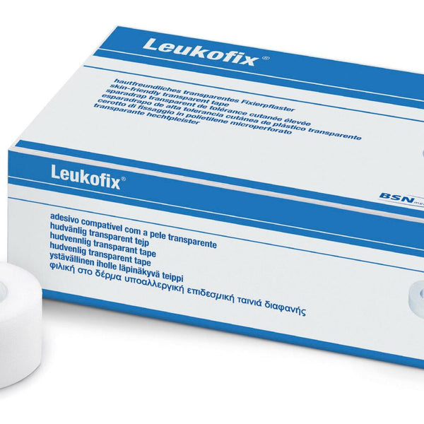 Leukofix 2,5 Cm. X 9.2 Mts. Cinta Quirúrgica Transparente