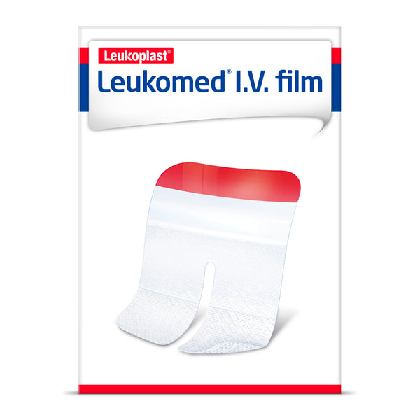 Leukomed Iv Film Apósito Fijación Vía Venosa 6 Cm. X 8 Cm Pack X 10 Unid.