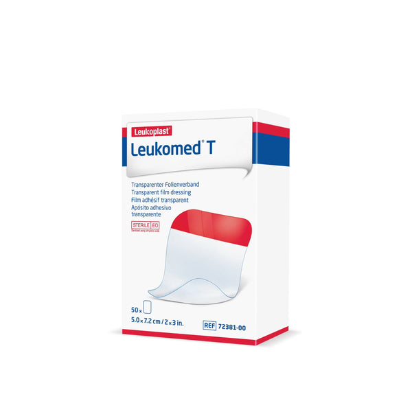 Leukomed T Apósitos Transparente Estéril 5x7.2cm Caja X 50
