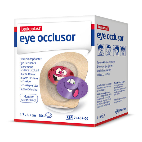 Parches Oculares Leukoplast 4.7 X 6.7 Cm. Caja X 30 Unidades