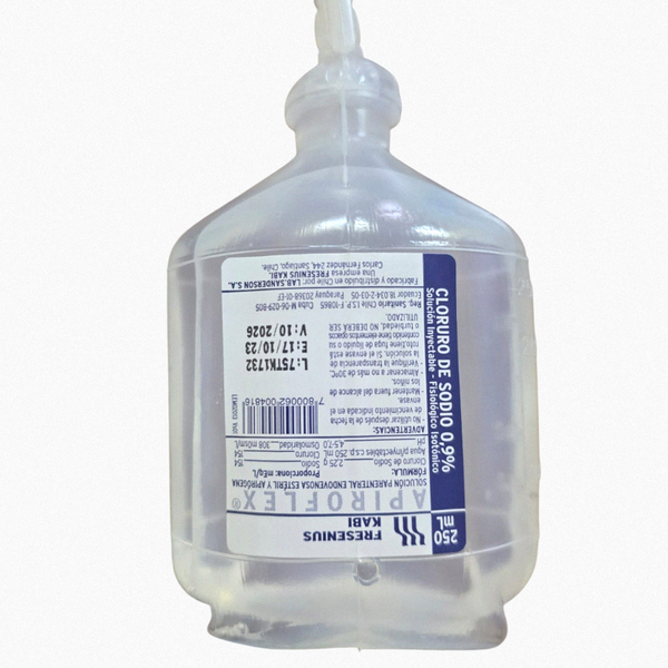 Suero Fisiológico - Cloruro de Sodio 0.9 % Matraz