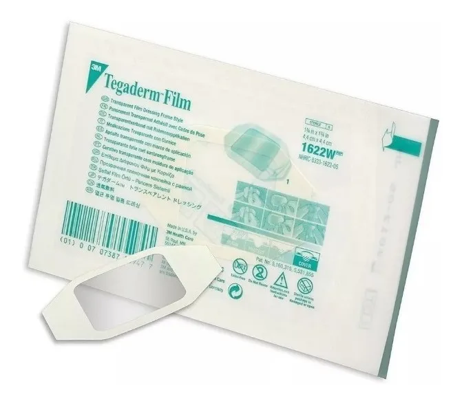 Tegaderm Film 4,4 CM. x 4,4 CM 1622W Pack x 10 Unidades