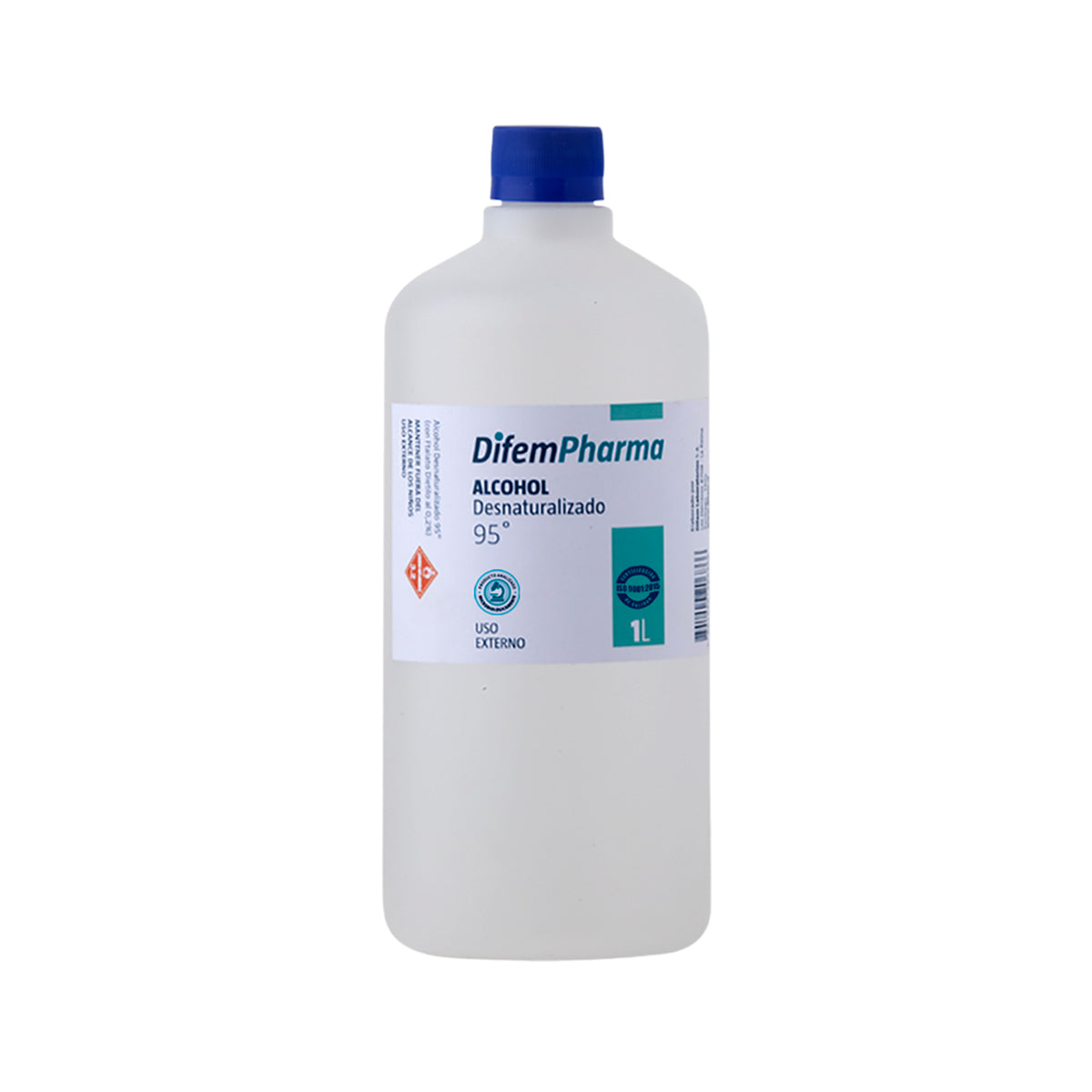 Alcohol 95° Desnaturalizado Difempharma 1 Litro