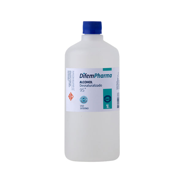 Alcohol 95° Desnaturalizado Difempharma 1 Litro