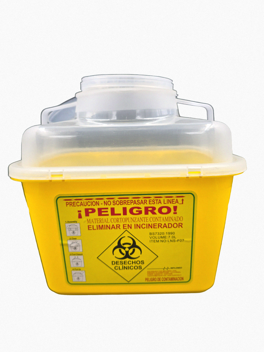 Cajas Plástica Para Desechos Cortopunzante