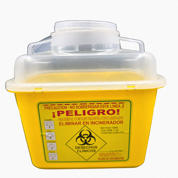 Cajas Plástica Para Desechos Cortopunzante
