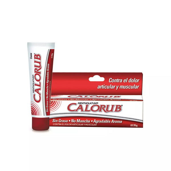 Calorub Crema 35 g – Analgésico Tópico con Salicilato de Metilo y Mentol
