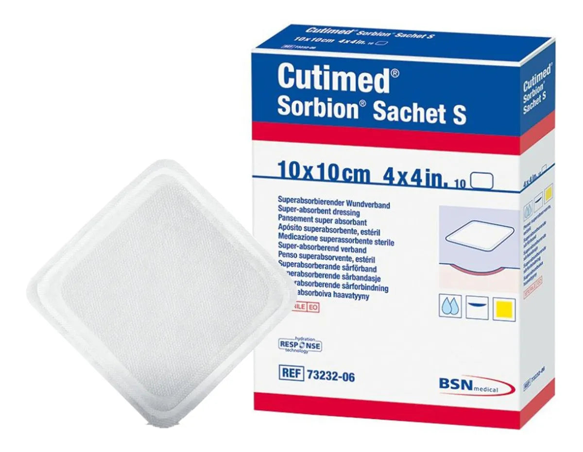 Cutimed Sorbion 10x10 absorbente alto exudado
