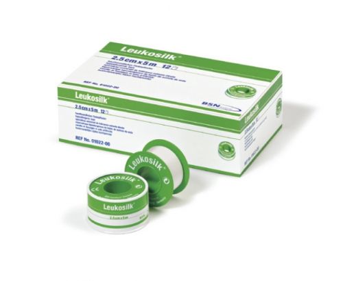 Cinta Leukosilk 2,5cm X 9,2m Blanca X Unidad
