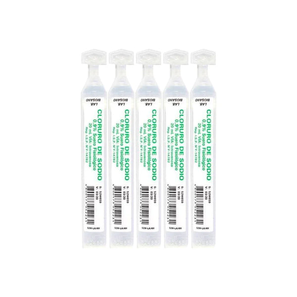 SUERO FISIOLOGICO - CLORURO DE SODIO 0,9% 20 ML