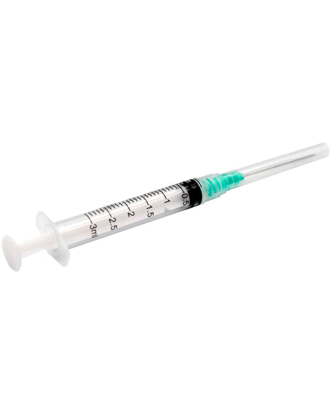 Jeringa Con Aguja 20ml Luer Lock 21g x 1 1/2 caja x 50 Unds. Cranberry