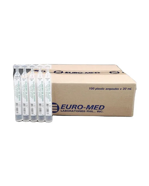 Suero Fisiológico Ampolla 20 Ml Caja X 100 Unidades