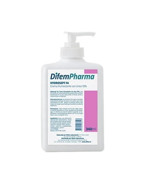 Crema Humectante Hydrosept F4 Urea 10% Difem Pharma 340 Ml