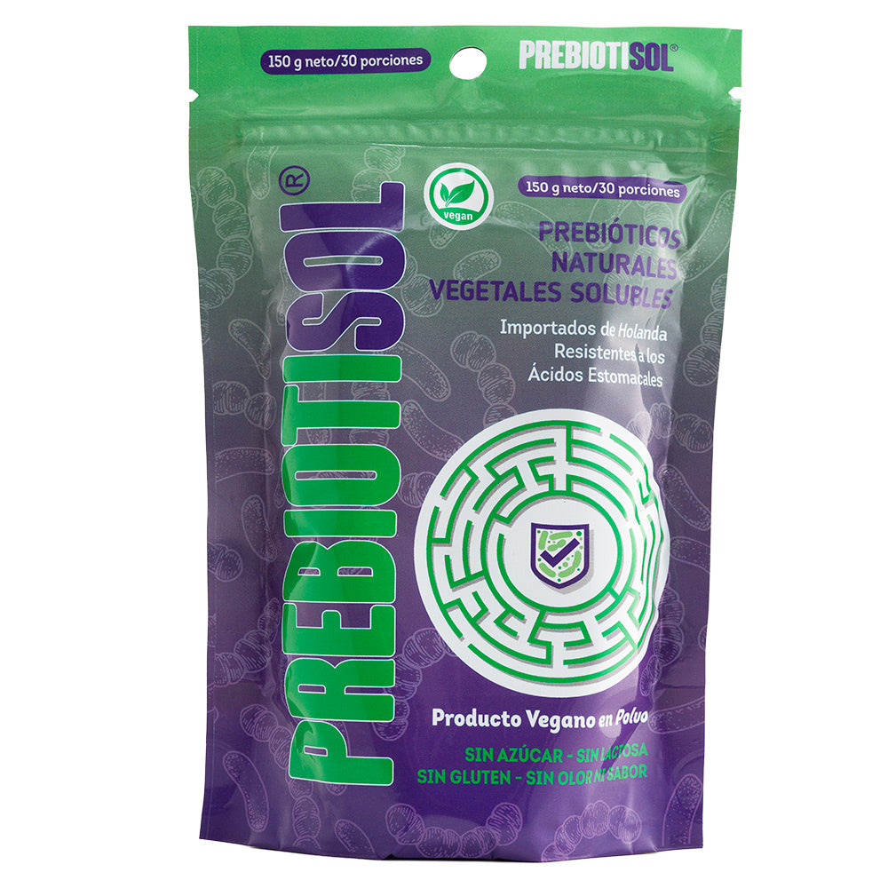 Prebiotisol® Prebióticos Vegetales en Polvo – Salud Digestiva y Microbiota | 150 g
