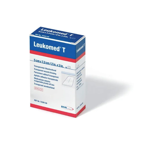 Leukomed T Apósitos Transparente Estéril 5x7.2cm Caja X 50