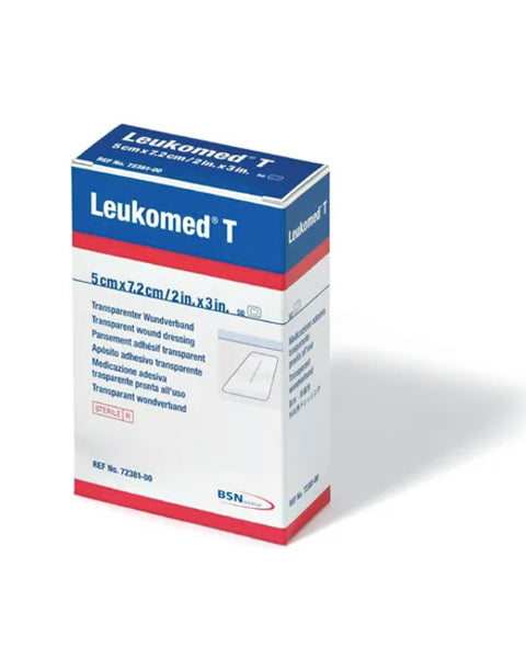 Leukomed T Apósitos Transparente Estéril 5x7.2cm Caja X 50