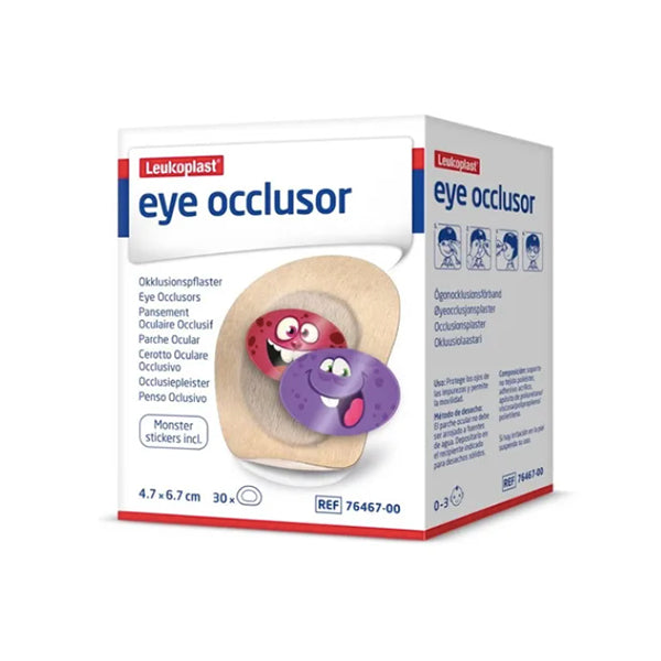 Parches Oculares Leukoplast 4.7 X 6.7 Cm. Caja X 30 Unidades