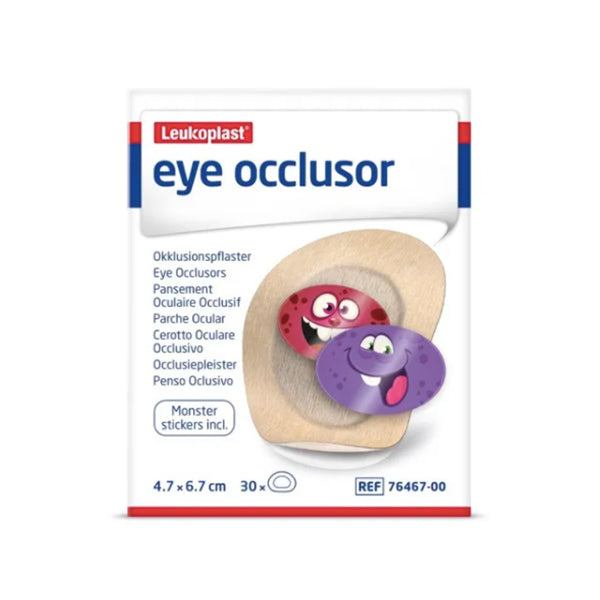 Parches Oculares Leukoplast 4.7 X 6.7 Cm. Caja X 30 Unidades