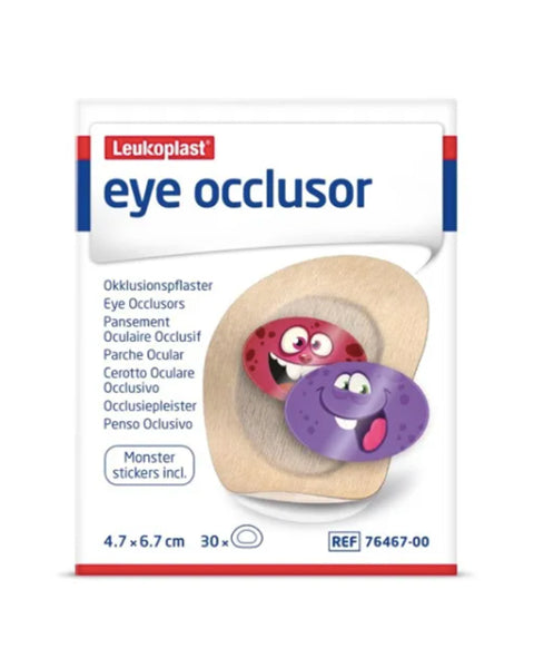 Parches Oculares Leukoplast 4.7 X 6.7 Cm. Caja X 30 Unidades