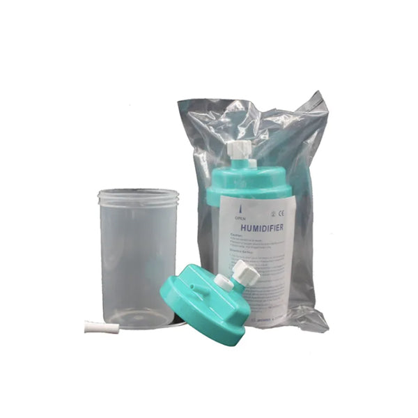 Kit Vaso Humidificador Para Oxigeno Y Naricera Adulto