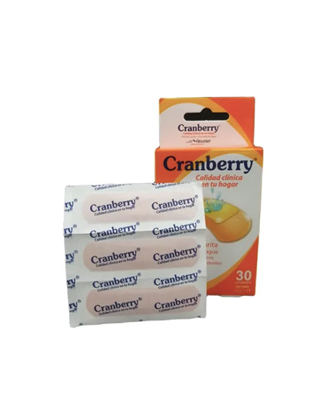 Parche Curitas rectangular Cranberry Resistente Al Agua- Hipoalergénico Pack x 30