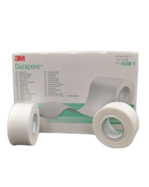 Durapore 2.5 CM x 9.1 MTS. 3M Tela De Seda x 1 Unidad