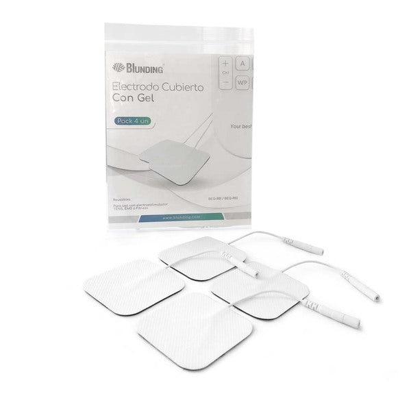 Electrodo Cubierto con Gel 40x40 Pack 4 un Blunding