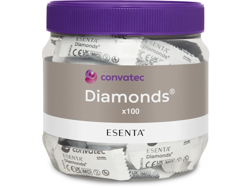 Sachets Gelificantes Antiolor Esenta Diamonds Frasco x 100 Convatec