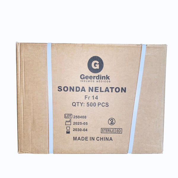 Sondas Nelaton Geerdink 40cm Nº 14 Fr Caja Madre X 500 Unidades