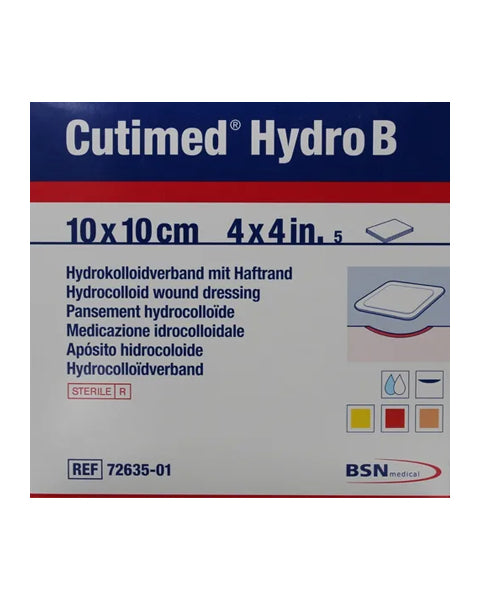 Apósito Hidrocoloide Cutimed Hydro B 10x10 Caja X 5 Unds