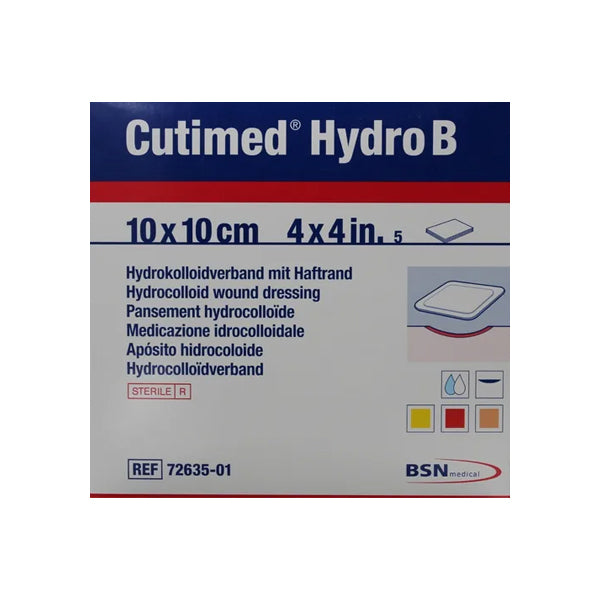 Apósito Hidrocoloide Cutimed Hydro B 10x10 Caja X 5 Unds