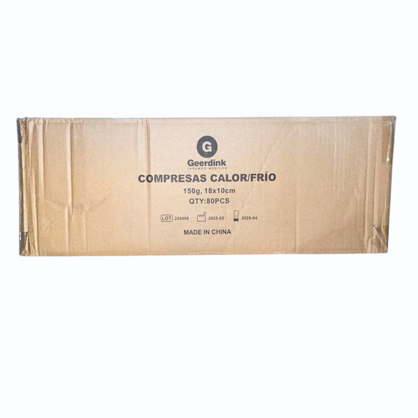 Compresa Frio Calor 150 Gramos Caja Madre X 80 Unidades