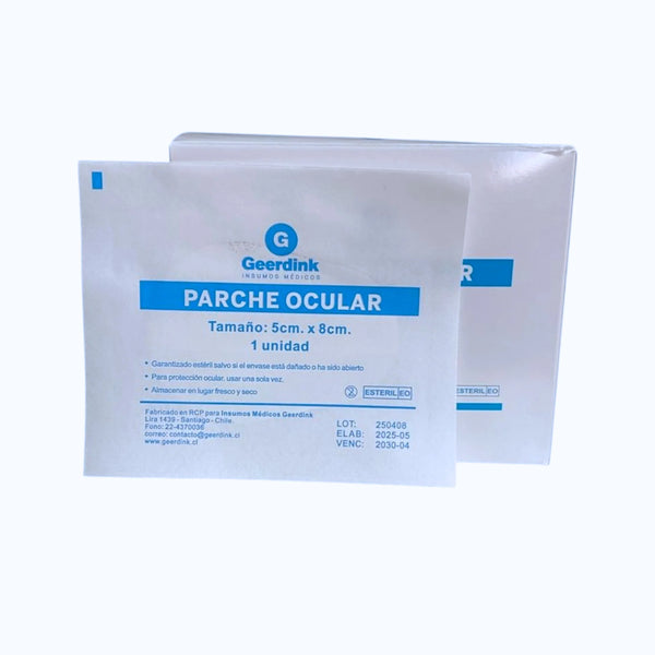 Parche Ocular 5x8 cm Geerdink Caja madre x 1200 unidades