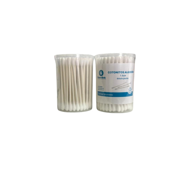 Cotonitos 7,5 cm Doble Punta Geerdink 100 Unidades