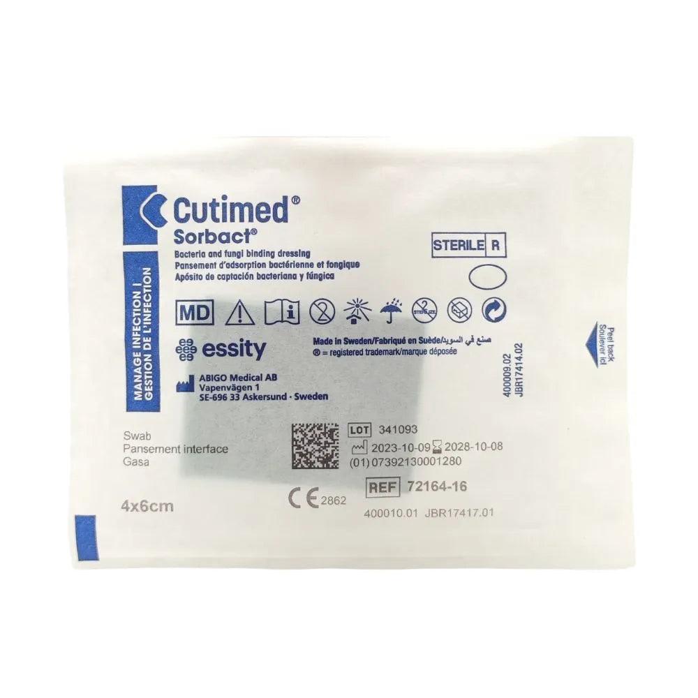Cutimed Sorbact 4x6cm Unidad