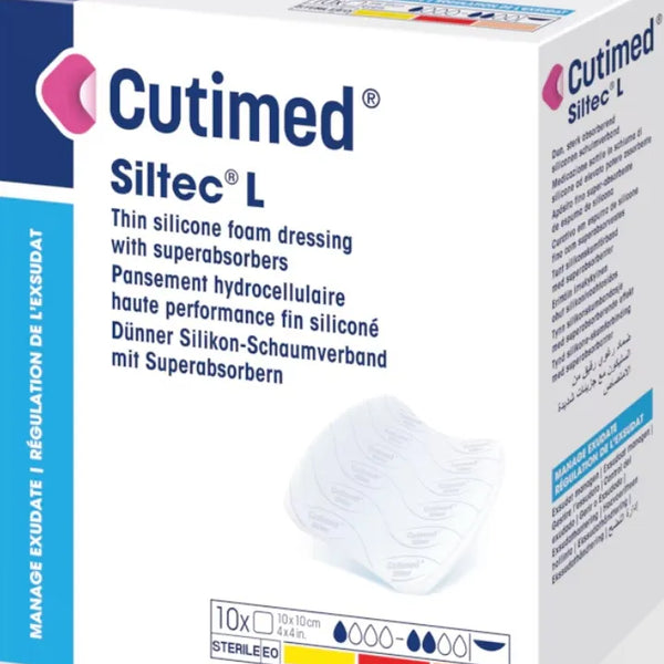 Cutimed Siltec L 10x10 Caja X 10 unidades