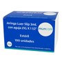 Jeringa Luer Slip 3 cc 21g x 1/2 Caja X 100 Unidades Muncare