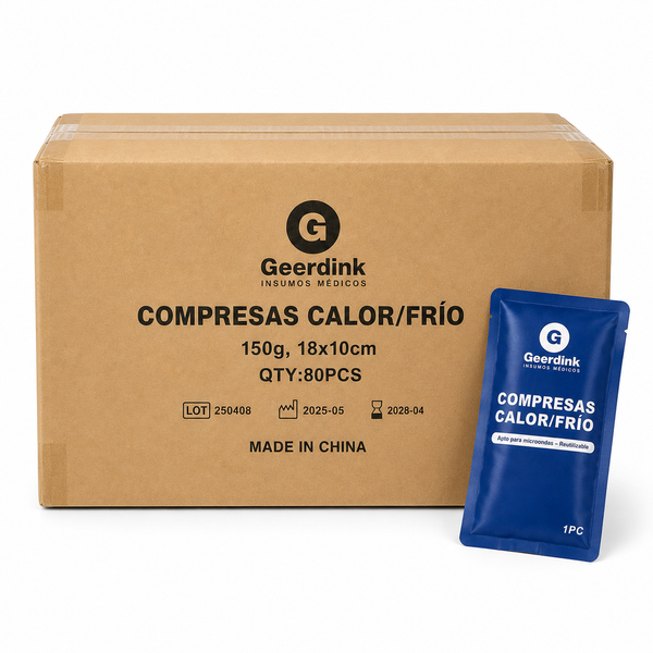 Compresa Gel Frío-Calor 150 gr. | Caja Madre x 80 Unidades