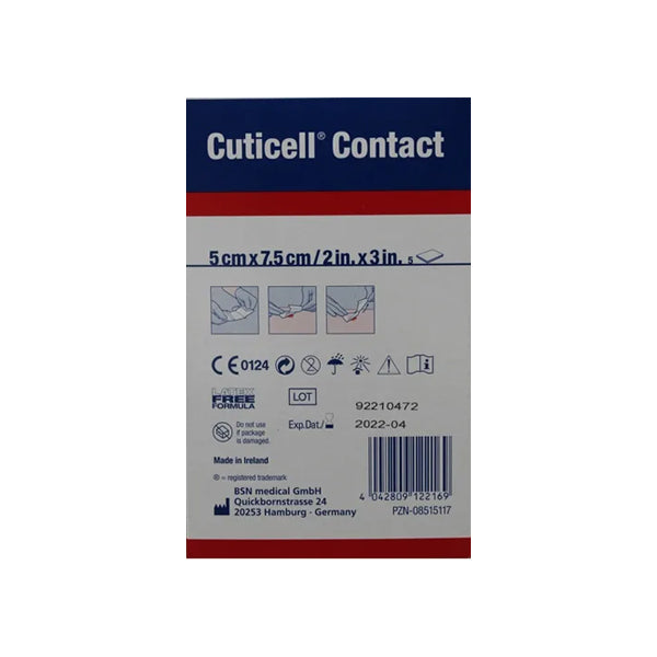 Cuticell Contact 5cm X 7.5cm Lámina De Silicona 5 Unidades