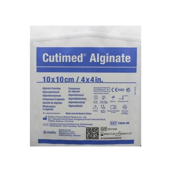 Cutimed Alginate 10x10cm Caja X 10 Unidades.